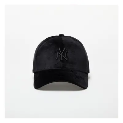 Czapka New Era New York Yankees MLB Womens Velour Midi 9FORTY Adjustable Cap Black/ Black