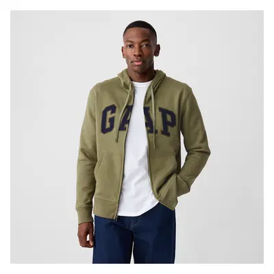 Bluza GAP Logo Fullzip Hoodie Walden Green