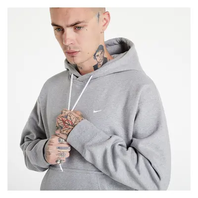 Bluza Nike Nrg SoloSwoosh Hoodie Fleece Dk Grey Heather/ White