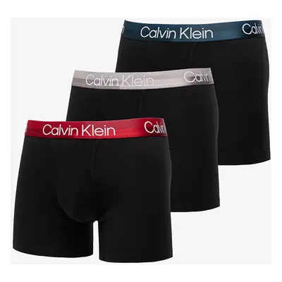 Calvin Klein Cotton Stretch Blend Boxer Brief 3-Pack Black