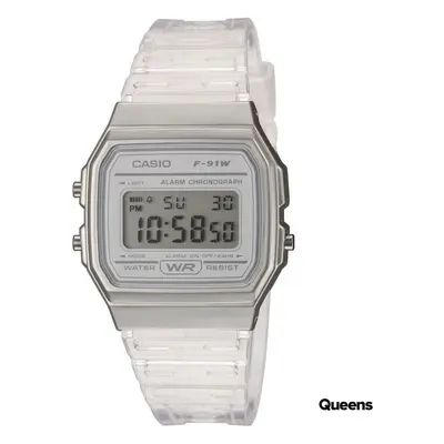Zegarki Casio F 91WS-7EF White/ Transparent