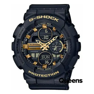 Zegarki Casio G-Shock GMA S140M-1AER "Metallic Markers and Accents" Black/ Gold