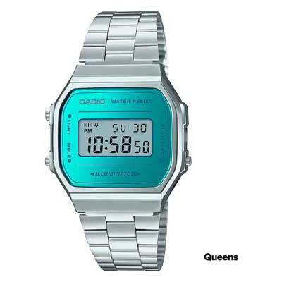 Zegarki Casio A 168WEM-2EF Silver/ Turquoise