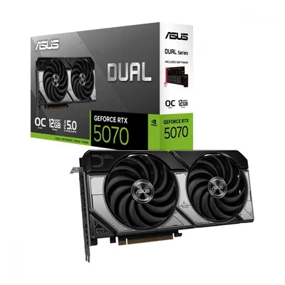Asus Karta graficzna GeForce RTX 5070 DUAL 12GB GDDR7 192BIT HDMI/3DP