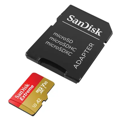 SanDisk Karta pamięci Extreme microSDXC 256GB 190/130 MB/s A2 V30 U3