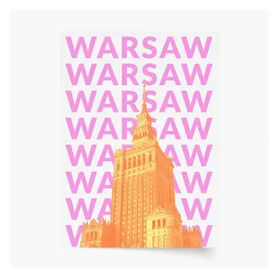 Plakat, City: Warsaw, 70x100