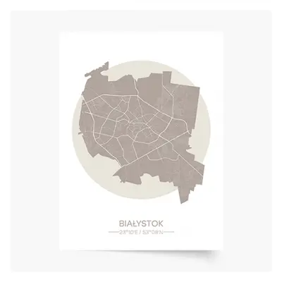 Plakat, Polskie miasta: Białystok, 60x80