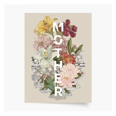 Plakat, Bukiet dla mamy - kwiaty, 70x100