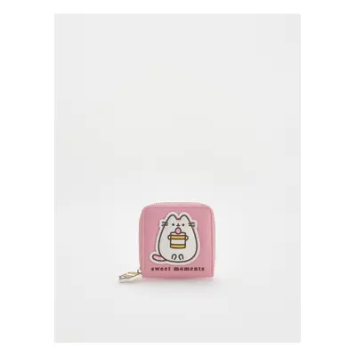 Reserved - Portfel Pusheen - koralowy