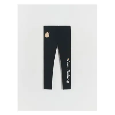 Reserved - Legginsy Pusheen - czarny