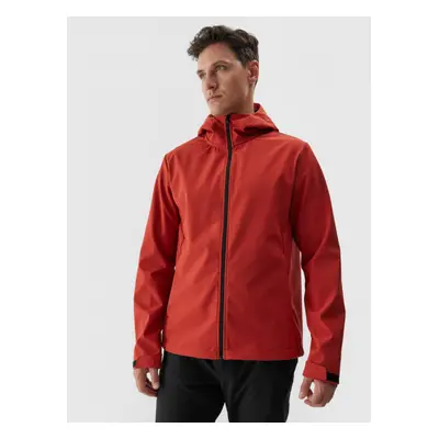 Męska kurtka softshell membrana 5000 4F 4FWAW24TSOFM283 - czerwona