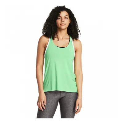 Damski top treningowy Under Armour Knockout Tank - zielony