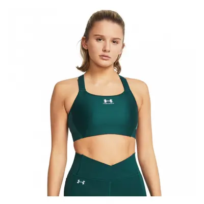 Biustonosz treningowy Under Armour UA HeatGear High - zielony