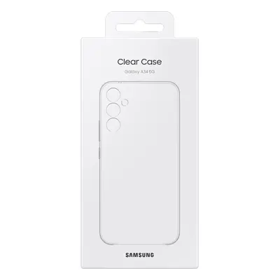 Etui Samsung Clear Case do Galaxy A34 przezroczyste