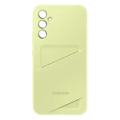 Etui Samsung Card Slot Case do Galaxy A34 5G limonkowy