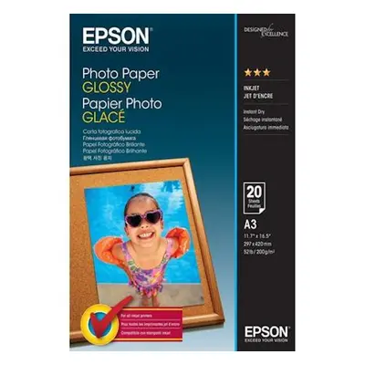 Papier do drukarki Epson Photo Paper Glossy A3 20szt