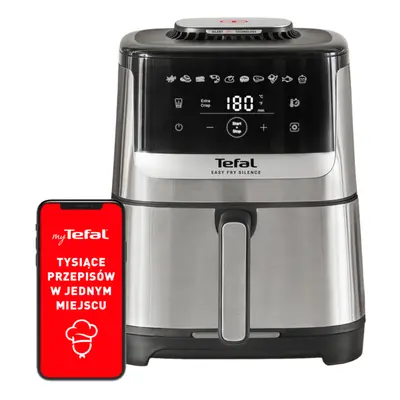Frytkownica beztłuszczowa, Tefal Easy Fry Silence EY552D, cicha, pojemność 5 l
