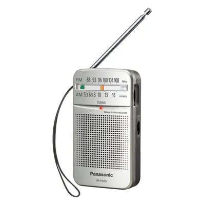 Panasonic RF-P50 kieszonkowe radio FM/AM z tunerem cyfrowym (łatwe i stabilne strojenie, duża sk