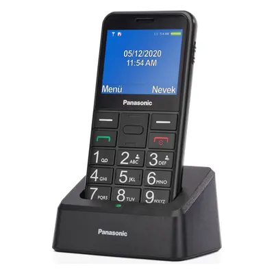 Panasonic KX-TU155 telefon komórkowy dla seniora (połączenia priorytetowe, czytelny ekran 2.4", 