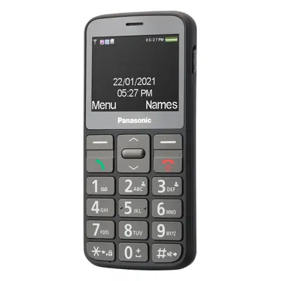 Panasonic KX-TU160 telefon komórkowy dla seniora (połączenia priorytetowe, kolorowy wyświetlacz 