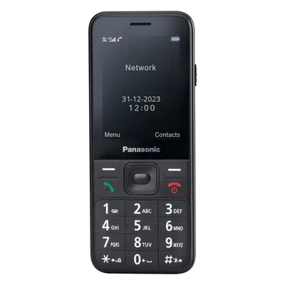 Panasonic KX-TF200 telefon komórkowy dla seniora (duży ekran 2,4", aparat 0,3 MP, tryb głośnomów