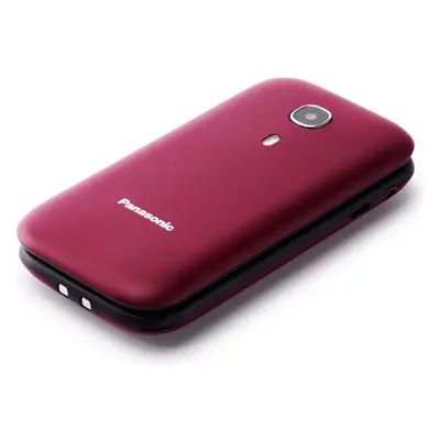 Panasonic KX-TU400 telefon dla seniora z klapką (łatwa obsługa, połączenia priorytetowe, zestaw 