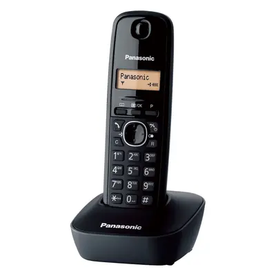 Panasonic KX-TG1611 telefon bezprzewodowy DECT (łatwy w użyciu, książka telefoniczna 50 wpisów, 