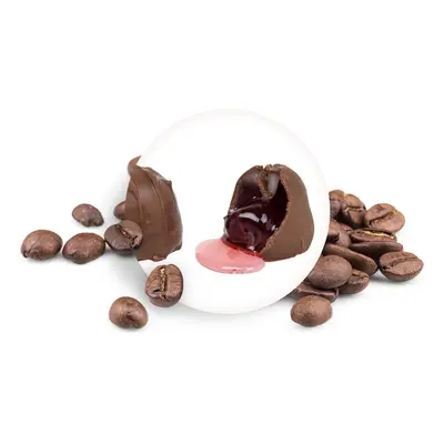 WIŚNIE W CZEKOLADZIE kawa ziarnista, 500g
