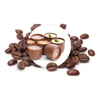 Czekoladki Belgijskie  - kawa ziarnista bezkofeinowa , 1000g