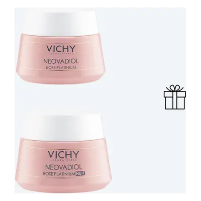 VICHY NEOVADIOL ROSE ZESTAW Krem Wzmacniający Na Dzień 50 ml + Krem Na Noc 50 ml