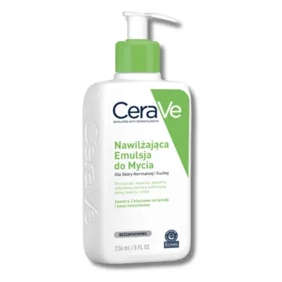 CeraVe Nawilżająca emulsja do mycia do skóry suchej i normalnej - 236 ml