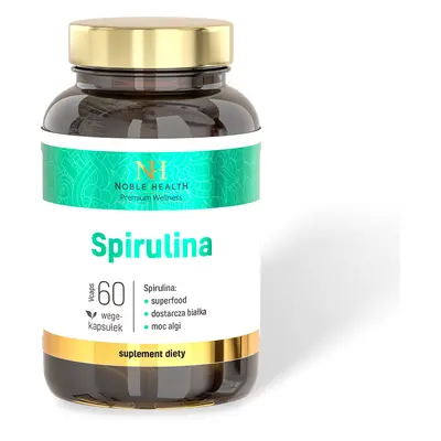 NOBLE HEALTH Spirulina - 60 kapsułek