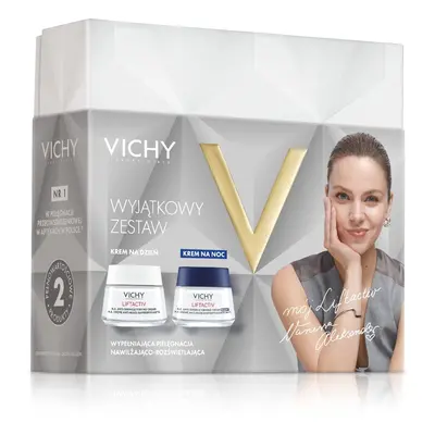 VICHY LIFTACTIV SUPREME Zestaw Przeciwzmarszczkowy Krem Na Dzień 50 ml + Krem Ujędrniający Na No