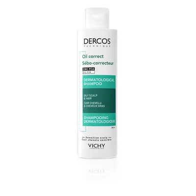 VICHY DERCOS Oil Correct Szampon Do Przetłuszczających Się Włosów - 200ml