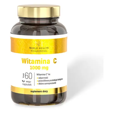 NOBLE HEALTH Witamina C 1000mg suplement diety - 60 kapsułek [Data ważności: 28.02.2025]