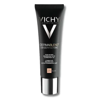 VICHY DERMABLEND 3D Podkład Wyrównujący Powierzchnię Skóry Odcień 25 (Nude) - 30ml