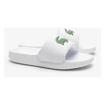 Lacoste Juniors' Croco 1.0 Synthetic Slides