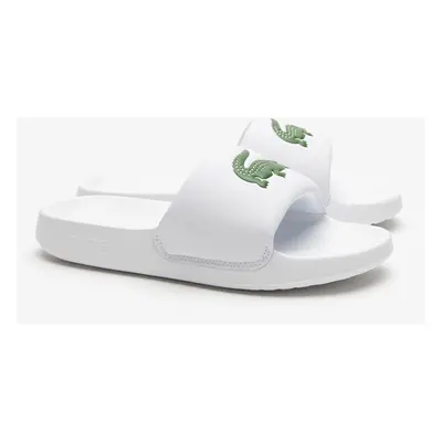 Lacoste Juniors' Croco 1.0 Synthetic Slides