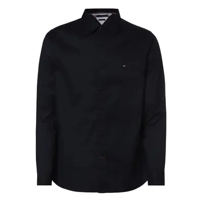 Tommy Hilfiger Koszula męska Mężczyźni Regular Fit Bawełna niebieski jednolity button down