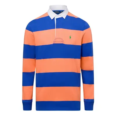 Polo Ralph Lauren Bluza męska Mężczyźni Bawełna niebieski|pomarańczowy w paski