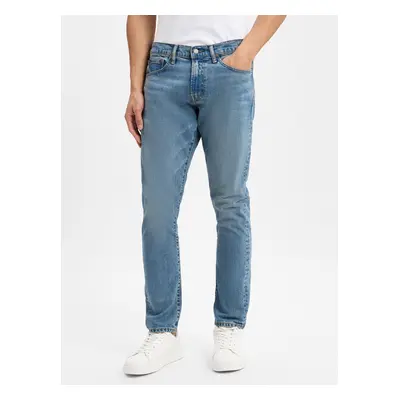 Polo Ralph Lauren Dżinsy - Slim Fit - Sullivan Slim Mężczyźni Bawełna niebieski jednolity