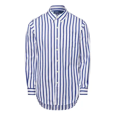 Polo Ralph Lauren Męska koszula casual Mężczyźni Regular Fit Bawełna niebieski w paski