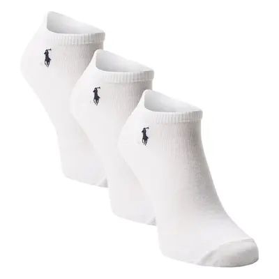 Polo Ralph Lauren Męskie skarpety do obuwia sportowego pakowane po 3 szt. Mężczyźni Bawełna biał