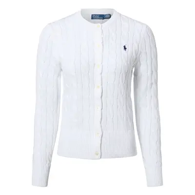 Polo Ralph Lauren Kardigan damski Kobiety Bawełna biały jednolity