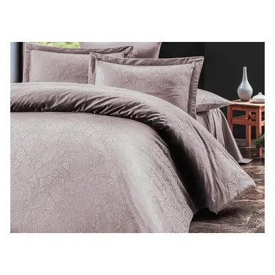 Pościel satynowa 220x200 Sal Light Lila Luxury Premium Darymex