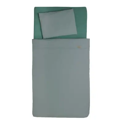 Ciemnozielona pościel z muślinu 100x135 + 40x60 BabyMatex