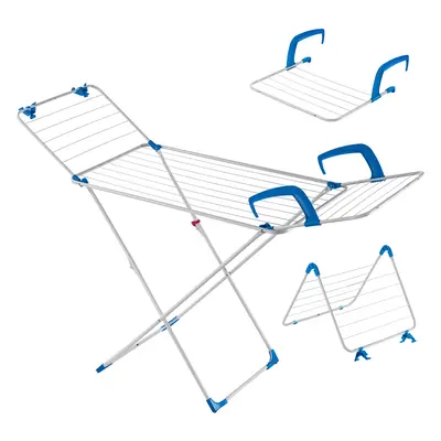 Stojąca suszarka na pranie Sava 3w1, 168 cm, niebieska