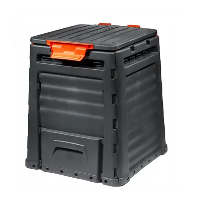 Kompostownik ogrodowy Keter Eco 320L, czarny