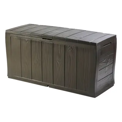 Skrzynia ogrodowa Keter Sherwood Storage Box 270L, brązowa