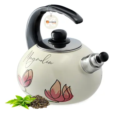 Czajnik emaliowany Marbella 2.2L „Kwiaty Magnolii”